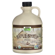 Кленовий сироп Maple Syrup NOW Foods 1.89 л