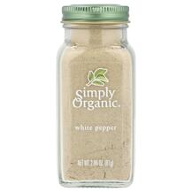 Спеції White Pepper Simply Organic 81 г Спеції White Pepper Simply Organic 81 г