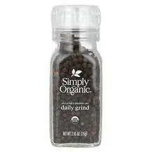 Спеції Daily Grind Black Peppercorn Simply Organic