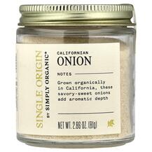 Single Origin California Onion Специи Simply Organic