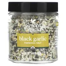 Спеції Finishing Salt Black Garlic Simply Organic
