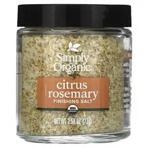 Спеції Finishing Salt Citrus Rosemary Simply Organic