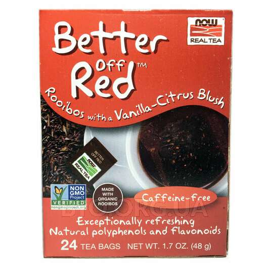 Фото товара Real Tea Better Off Red Caffeine-Free 24 Tea Bags 48 g